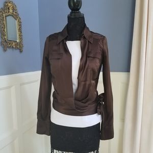 Authentic!! Diane Von Furstenberg Silk Wrap Top